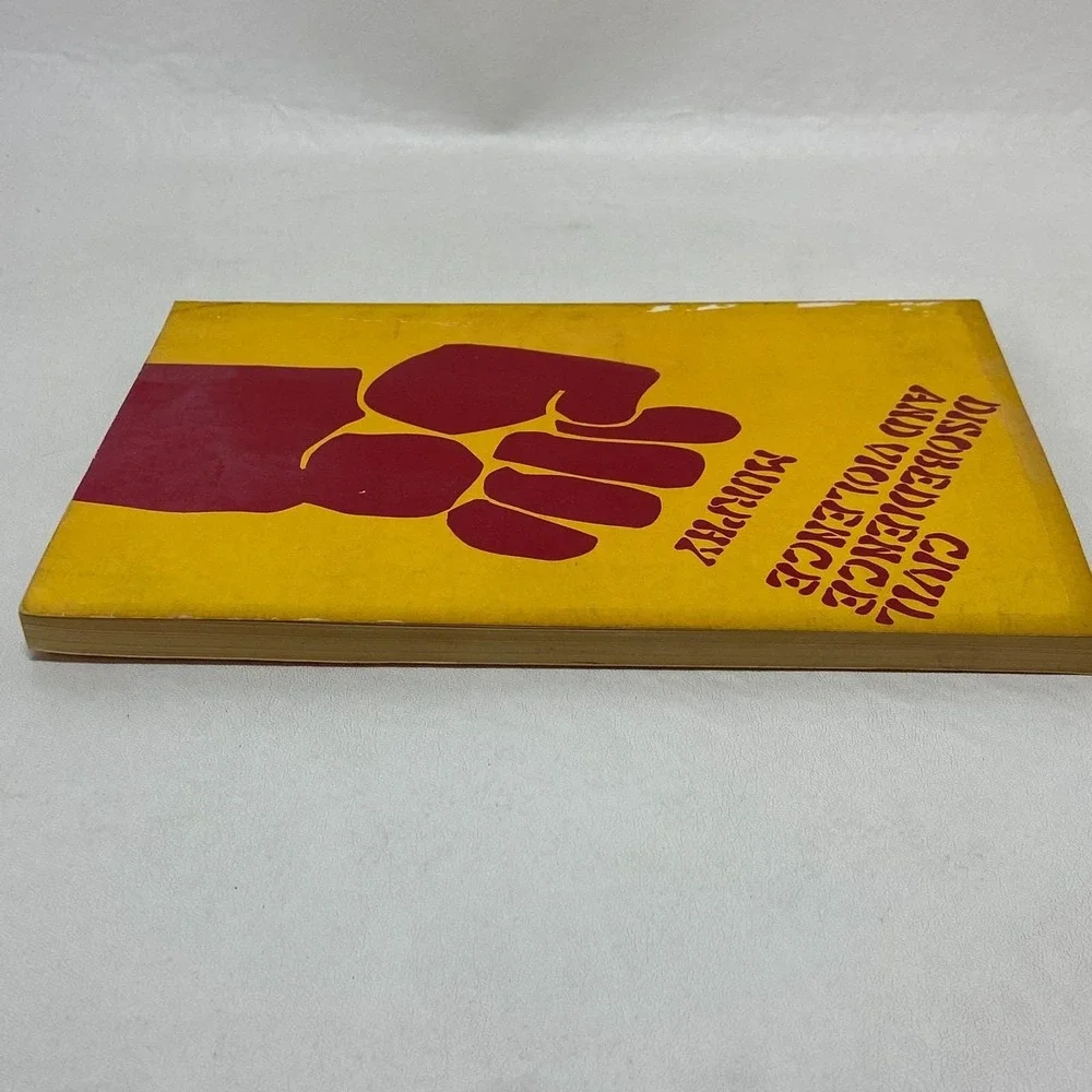 Civil Disobedience and Violence Jeffrie G Murphy 1970s 2nd Ed. College‎ Textbook